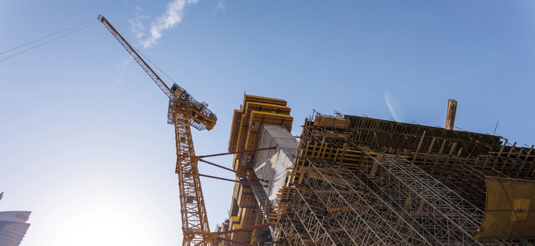 Construction planning meeting for a building project in Dubai, UAE